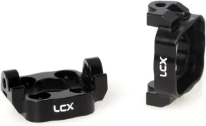LCX Racing 1/18th RC Crawler Car CNC Aluminum Front Axle Spindle Carrier Set C Hub Set for Losi Mini LMT 4X4 Truck, Upgrades Parts Accessories