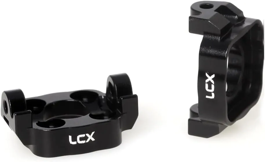 LCX Racing 1/18th RC Crawler Car CNC Aluminum Front Axle Spindle Carrier Set C Hub Set for Losi Mini LMT 4X4 Truck, Upgrades Parts Accessories