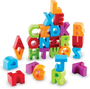 Learning Resources Letter Blocks, Fine Motor Toy, ABCs, Letter Recognition, Alphabet, 36 Pieces, Ages 2 