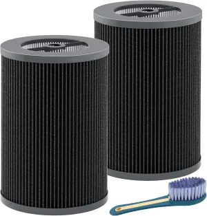 Leemone 2 Pack Air Pro PECO-HEPA Tri-Power Filters Replacement Compatible with Molekule Air Pro | Air Puri-fier, High-Efficiency True HEPA Replacement Filter