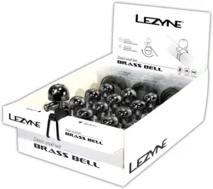 Lezyne Classic Brass Bicycle Bell - Small - Bulk Box of 16 (Black/Black)