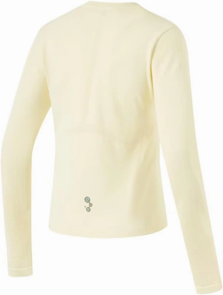 LI-NING Running Series Women One-Piece Woven Warm Long Sleeved T-Shirt ATLU048