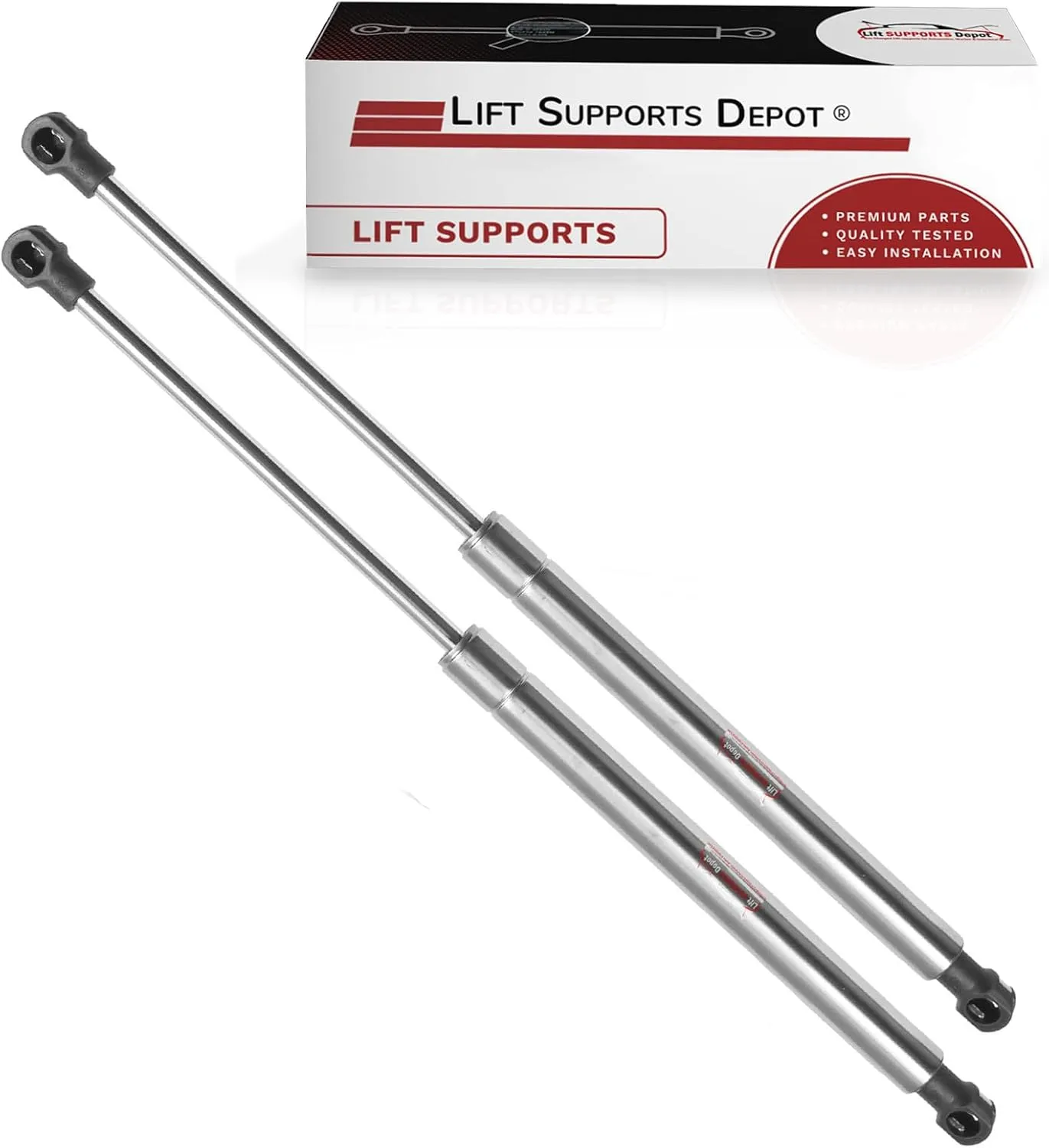 Lift Supports Depot Qty (2) 6 Inch 20lbs 10mm End fittings "Stainless Steel" Lift Supports, Gas Struts 6/15 Marine Grade Shocks