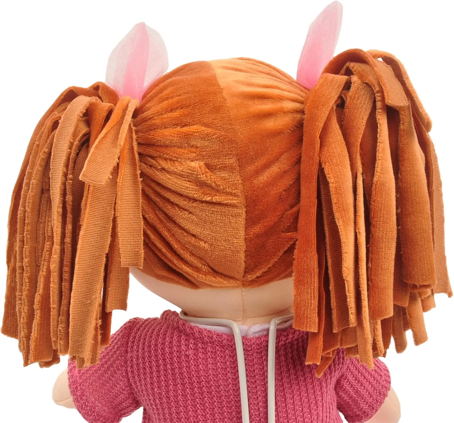 Linzy Toys, 16"" Little Sweet Hearts Interactive Soft Plush RAG Doll, Embroidered FACE & Removable Clothes (90960)
