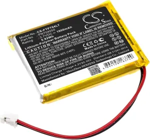 LIONX Battery for Fatboy Edison The Petit LED Table Lamp Edison PN704050 1600mAh / 5.92Wh