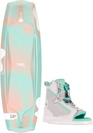 Liquid Force Women's Angel Wakeboard with Plush Bindings