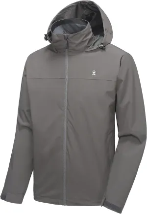 Little Donkey Andy Men's Waterproof Rain Jacket, Lightweight Rain Coat, Raincoat with Hood for Golf Hiking