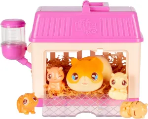Little Live Pets Mama Surprise Minis Hamster, Care for Mama to Reveal 2-4 Mini Babies