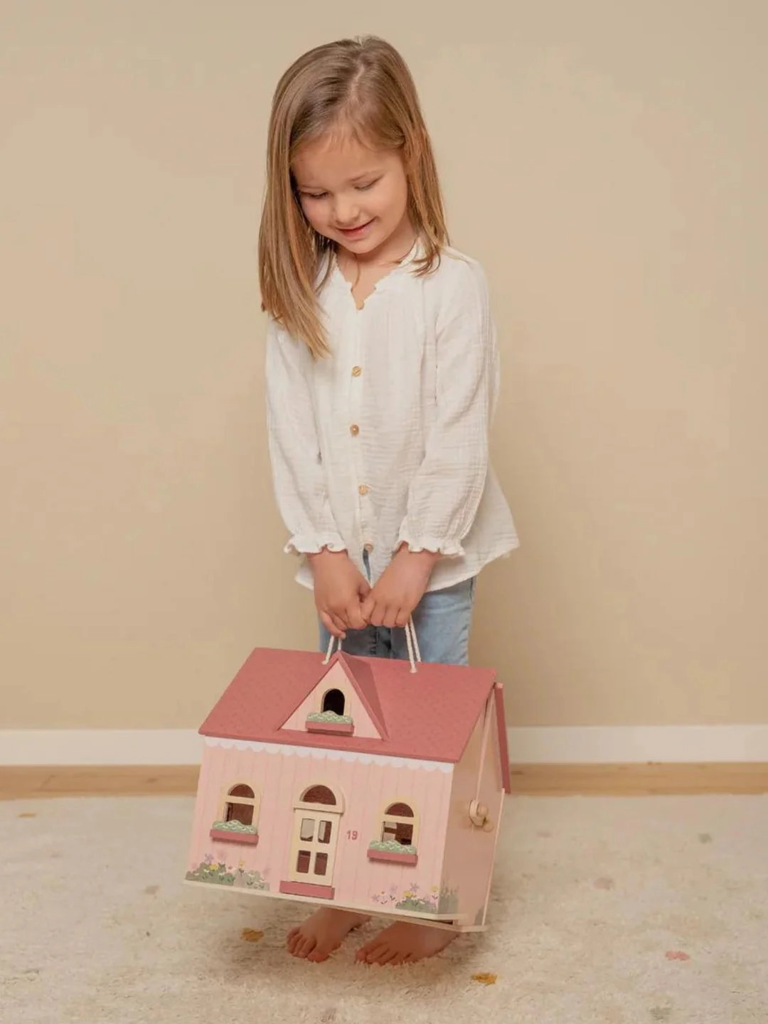 Little Dutch Wooden Portable Dollhouse
