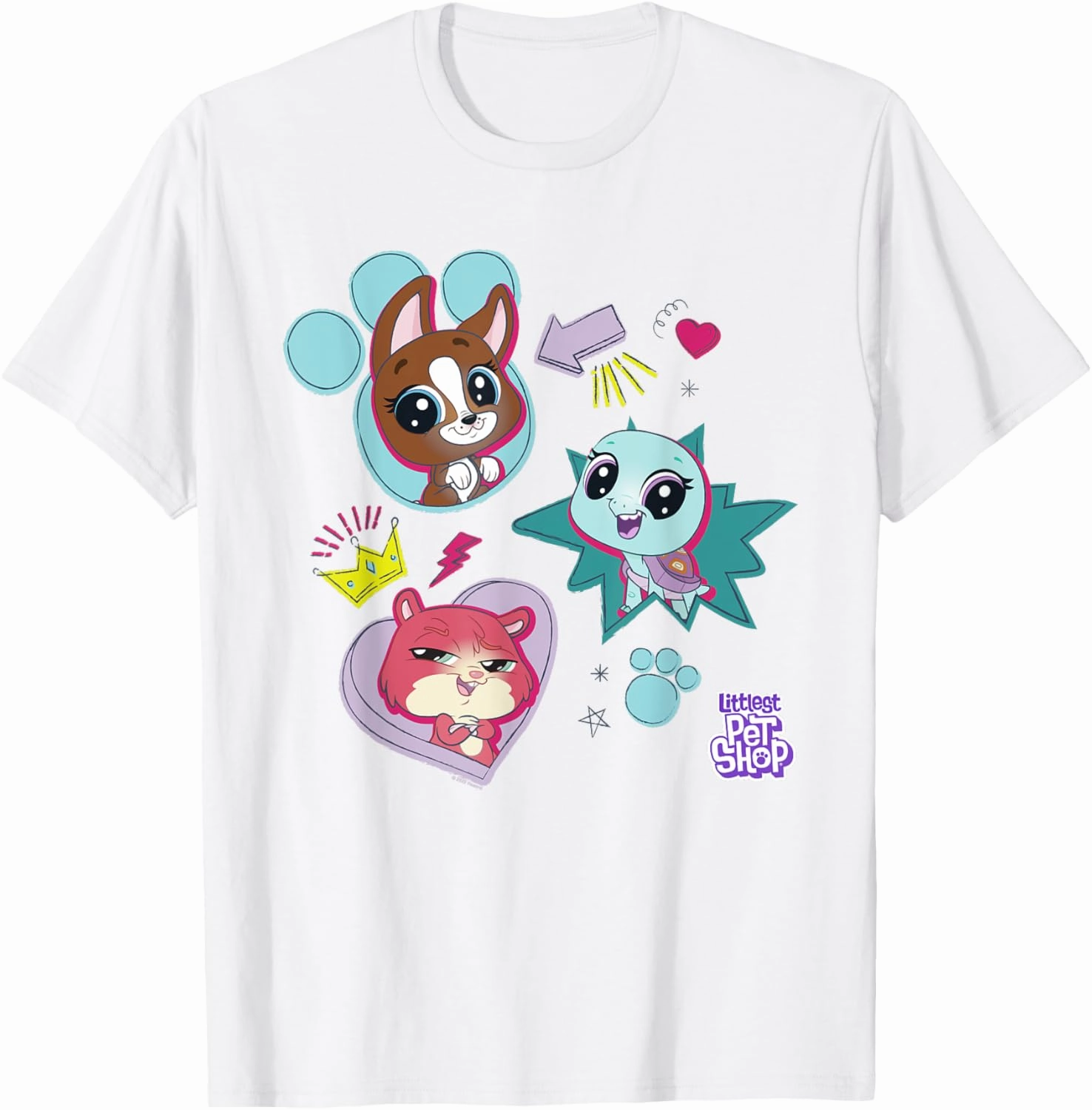 Littlest Pet Shop Pawsitively Cute Group T-Shirt