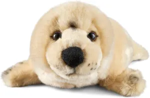 Living Nature Seal Stuffed Animal | Fluffy Animal | Soft Toy Gift for Kids | 12.5 inches