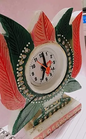 Lotus Table Clock
