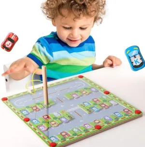 Magnetic Alphabet Maze Board,ABC Learning Toys for Kids Ages 3-5,Alphabet Learning Toys,Fine Motor Skills Toys Gifts for 3 4 5 Year Old Kids Montessori Toy