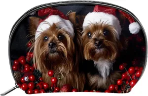 Makeup Bag Organizer,Cosmetic Bags for Women,Dog Christmas Pet,Small Makeup Pouch