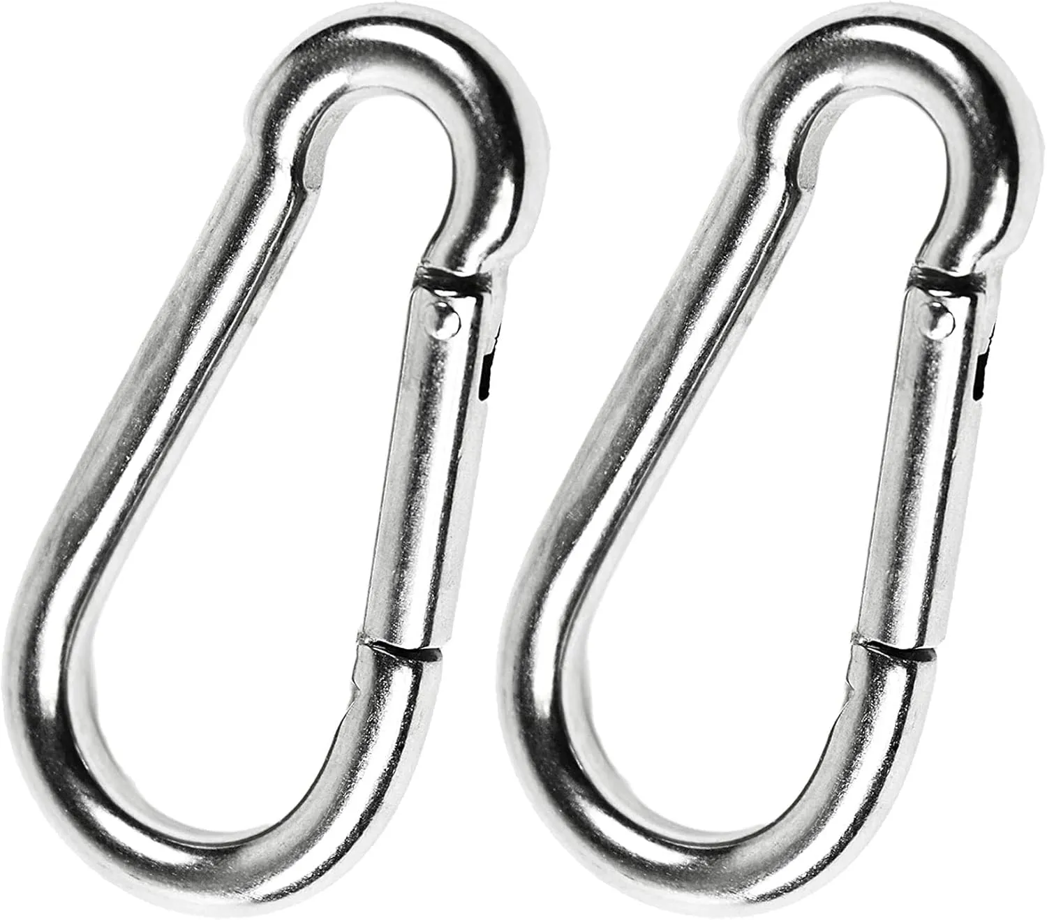 MARINE CITY Clip Snap Hook with Ring, 316 Grade Stainless Steel, Rust-Free, Ideal for Boating, Climbing, Camping, and Outdoor Activities