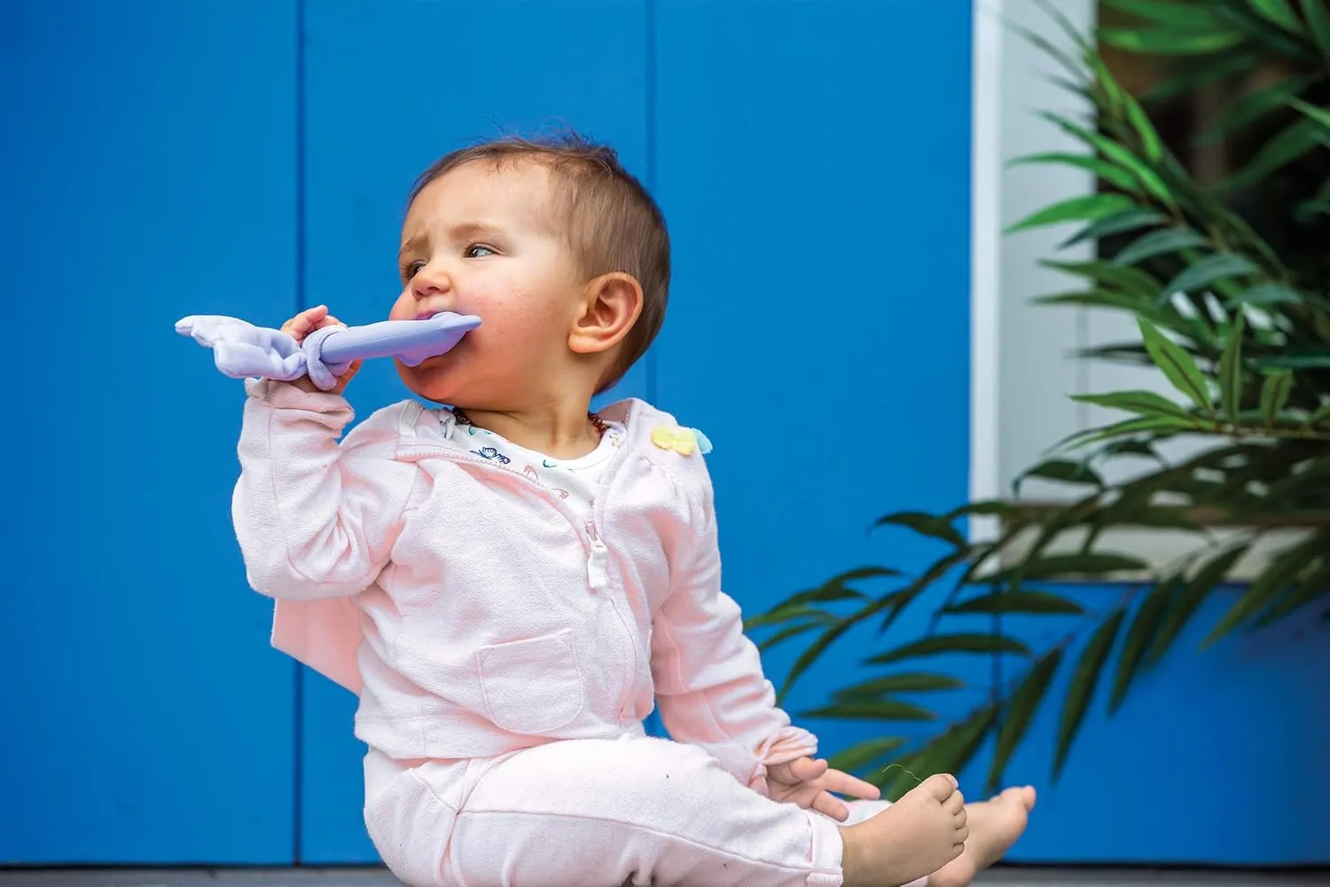 Mary Meyer Teething Toys Leika Silicone Baby Teether for Babies 0-12 Months, 9-Inches, Little Owl