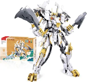 Mech Set Robot Building Toys for Adults, Destroy Warrior Action Figure Building Kit, Cool Kids Toys for Boys and Gift for Adults, 679PCS