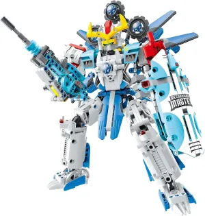 Mechanical Master - Cyborg Soldier - 641pcs - Bricks Model Mecha Figure, DIY Building Blocks Activity Set, Adjustable Joints