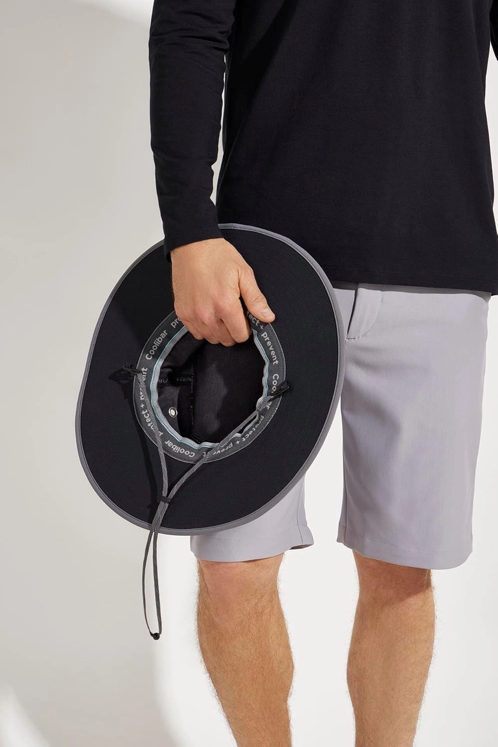 Men's Shapeable Wide Brim Hat - UPF 50 Sun Protection - Maximum Coverage on Your Next Adventure - Sun Fearless Leo Hat