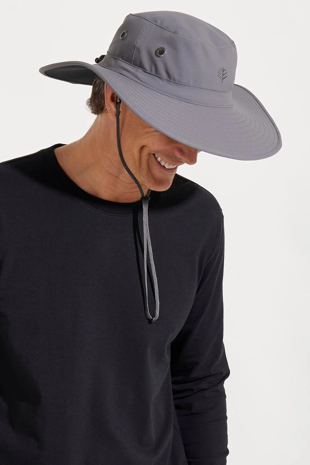 Men's Shapeable Wide Brim Hat - UPF 50 Sun Protection - Maximum Coverage on Your Next Adventure - Sun Fearless Leo Hat