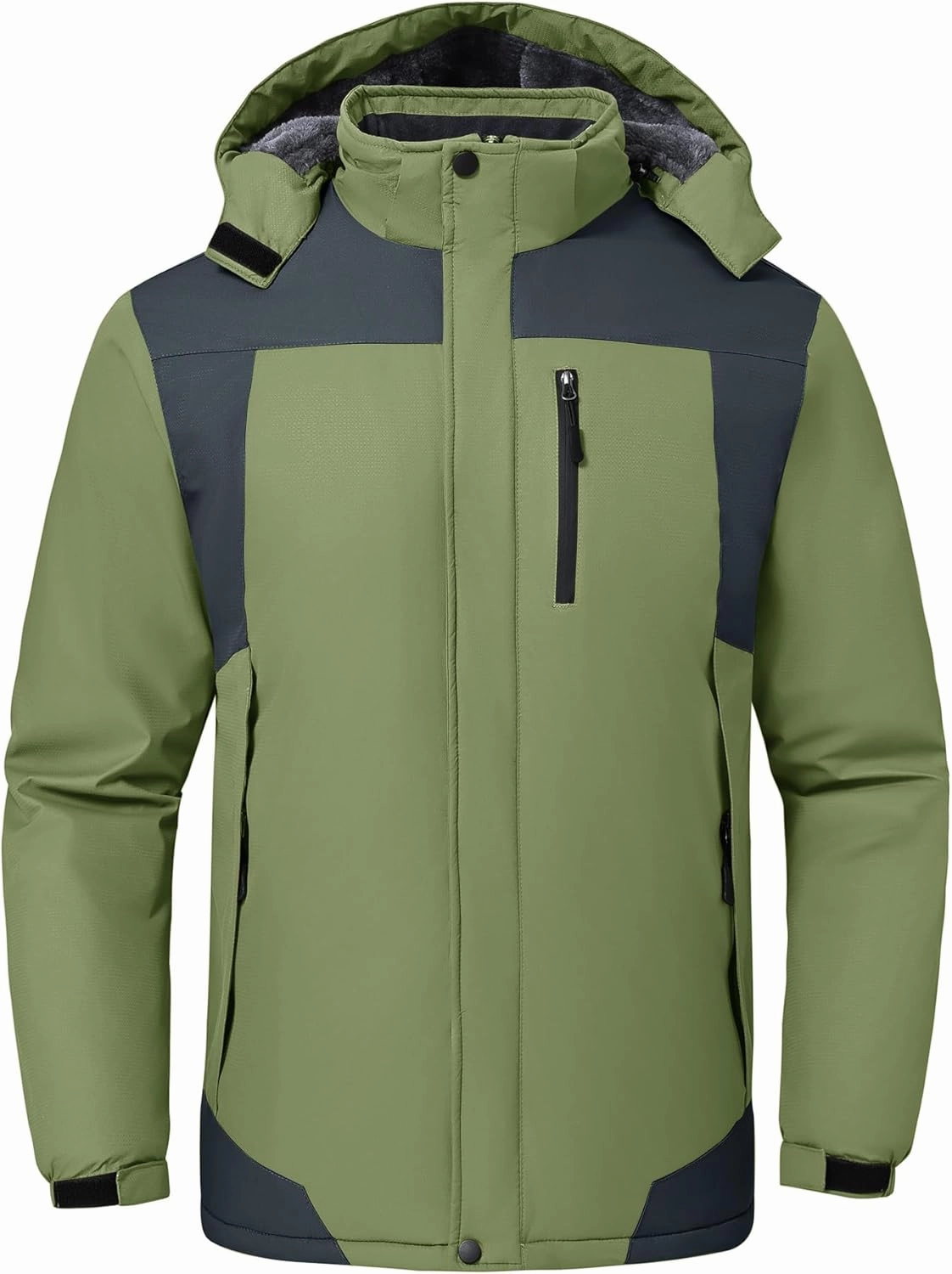 Men’s Skiing Jacket Waterproof windproof Rain Jackets with Hood