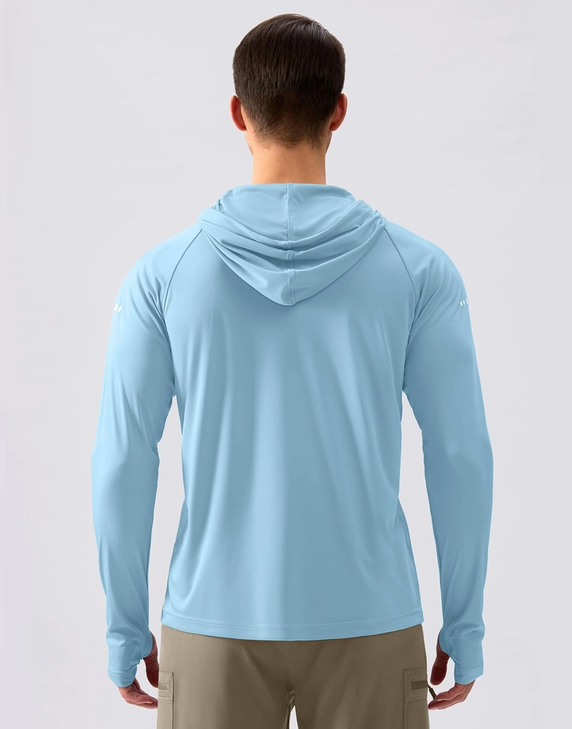 Men's Sun Protection Hoodie Shirt UPF 50  Long Sleeve Fishing Rash Guard UV SPF Summer Lightweight Hiking Shirt for Men