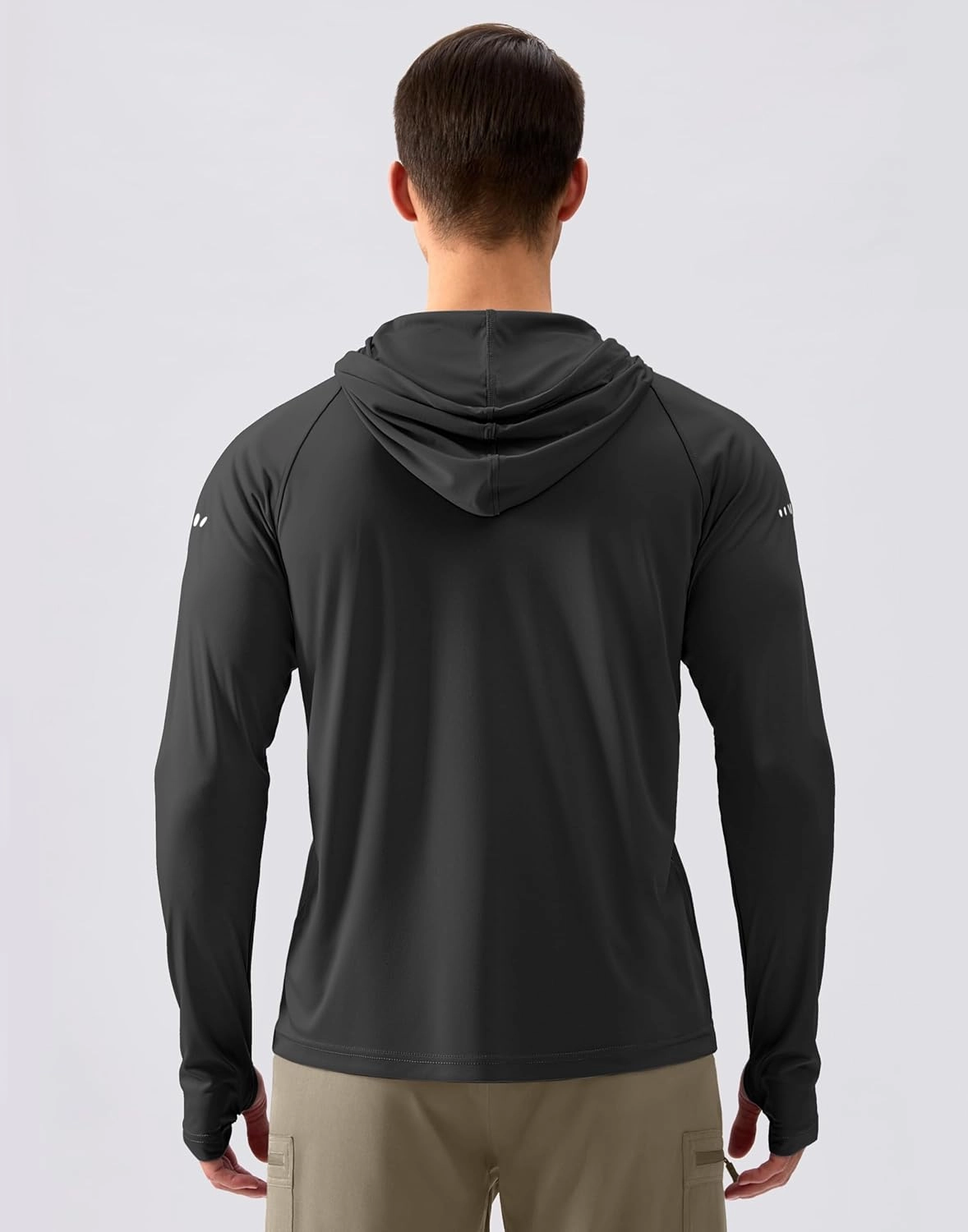 Men's Sun Protection Hoodie Shirt UPF 50  Long Sleeve Fishing Rash Guard UV SPF Summer Lightweight Hiking Shirt for Men
