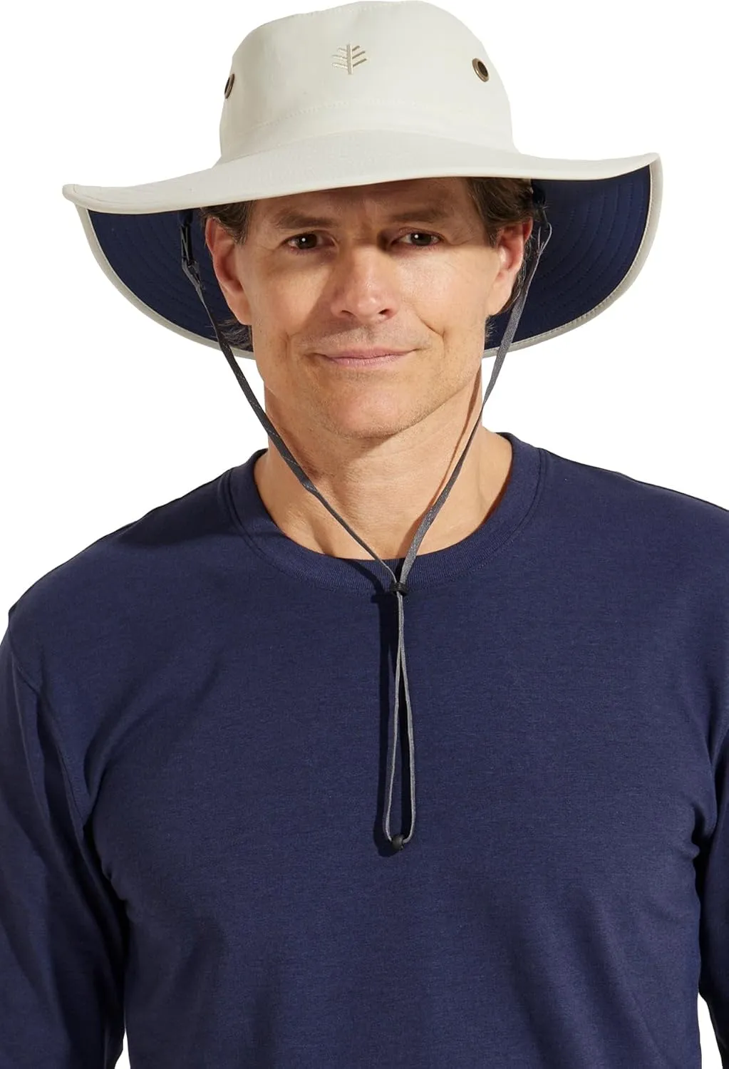 Men's Shapeable Wide Brim Hat - UPF 50 Sun Protection - Maximum Coverage on Your Next Adventure - Sun Fearless Leo Hat
