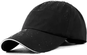 Mens Waterproof Golf Baseball Cap Windproof Breathable UPF50  Outdoor Caps for Women Sport Adjustable Rain Hat
