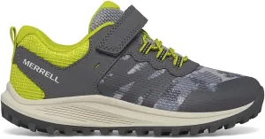 Merrell Unisex Kids Nova 3 (Little Kid/Big Kid) Grey Camo/Lime 5 Big Kid Medium