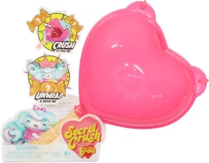 MGA Entertainment Secret Crush Mini Pets – Crush to UNbox Sweet-Themed Mini Pet