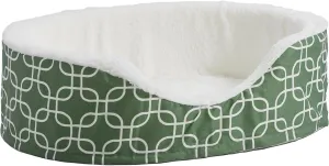 MidWest Homes for Pets Orthoperdic Egg-Crate Nesting Pet Bed w/Teflon Fabric Protector, Medium Green