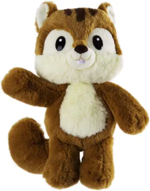 Mighty Mojo Talk Back Chipmunk Plush - Repeats What You Say Super Fast, Mimicry Electronic Record, Talk Back Toy for Kids, Perfect Early Learning Gift