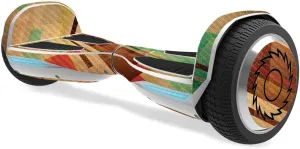 MightySkins Carbon Fiber Skin for Razor Hovertrax 1.5 Hover Board - Abstract Wood | Protective, Durable Textured Carbon Fiber Finish | Easy to Apply, Remove, and Change Styles | Made in The USA