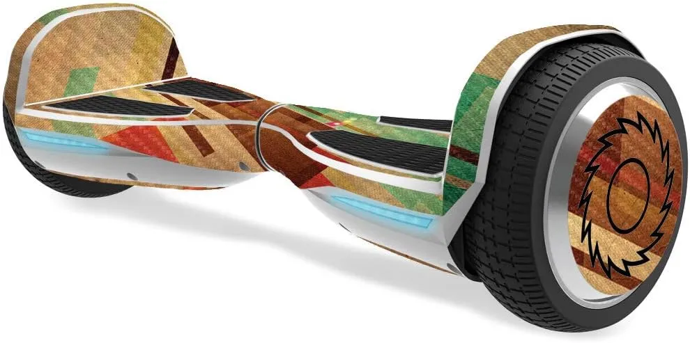 MightySkins Carbon Fiber Skin for Razor Hovertrax 1.5 Hover Board - Abstract Wood | Protective, Durable Textured Carbon Fiber Finish | Easy to Apply, Remove, and Change Styles | Made in The USA