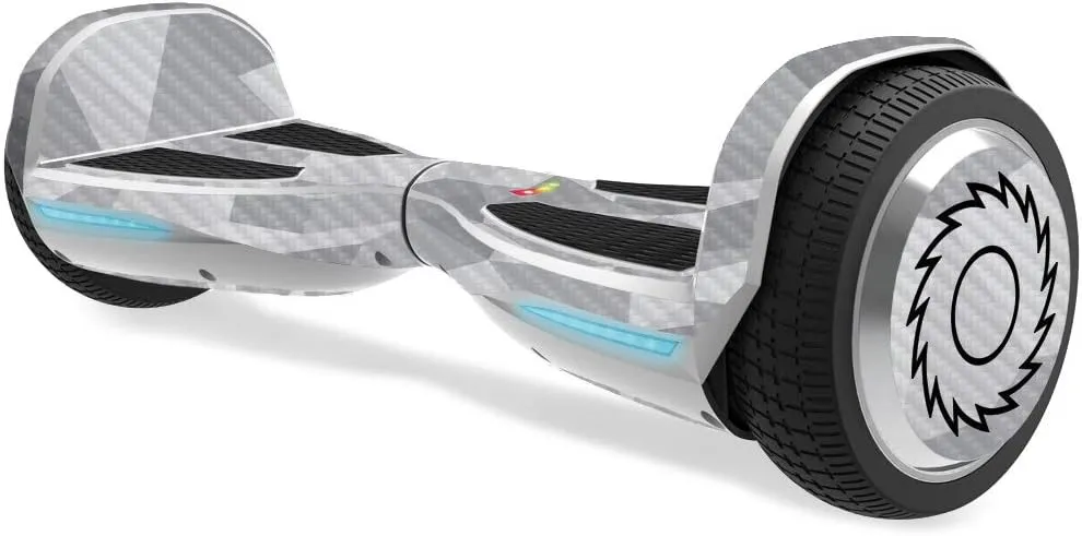 MightySkins Carbon Fiber Skin for Razor Hovertrax 1.5 Hover Board - Gray Polygon | Protective, Durable Textured Carbon Fiber Finish | Easy to Apply, Remove, and Change Styles | Made in The USA