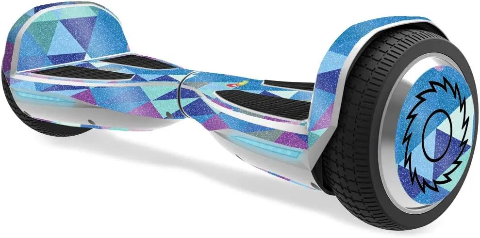 MightySkins Glossy Glitter Skin for Razor Hovertrax 1.5 Hover Board - Purple Kaleidoscope | Protective, Durable High-Gloss Glitter Finish | Easy to Apply, Remove, and Change Styles | Made in The USA