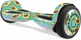 MightySkins Carbon Fiber Skin for Razor Hovertrax 1.5 Hover Board - Seafoam Avocados | Protective, Durable Textured Carbon Fiber Finish | Easy to Apply, Remove, and Change Styles | Made in The USA