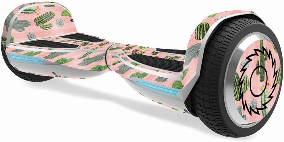 MightySkins Glossy Glitter Skin for Razor Hovertrax 1.5 Hover Board - Cactus Garden | Protective, Durable High-Gloss Glitter Finish | Easy to Apply, Remove, and Change Styles | Made in The USA