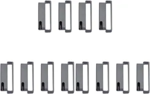 Mikikit 12 Pcs Metall Replacement Watch Ring Connector for Smartwatch Accessories Accesorios De Smartwatch Metal Strap Watch Clip Intelligent Appendix