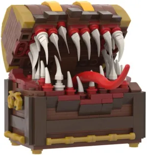 Mimic Chest Game Monster from Film 330 Pieces Building Toys Set MOC Build for Age 18 