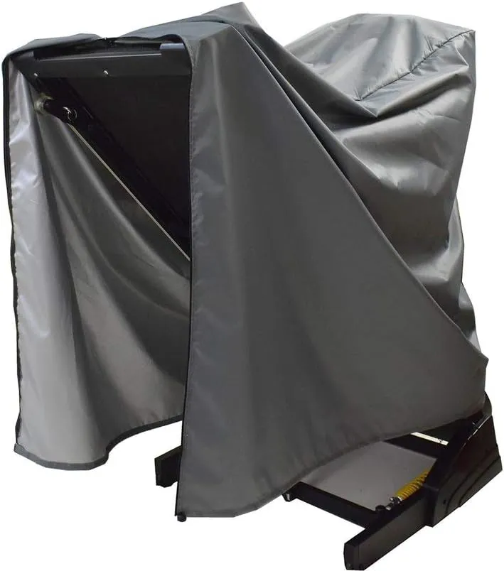 Mini Lustrous Treadmill Protective Cover - Folding Running Machine Dustproof Waterproof Cover for Indoor or Outdoor Use, 46" L x 38" W x 66" H (Gray)