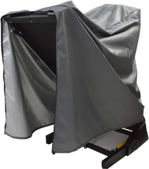 Mini Lustrous Treadmill Protective Cover - Folding Running Machine Dustproof Waterproof Cover for Indoor or Outdoor Use, 46" L x 38" W x 66" H (Gray)