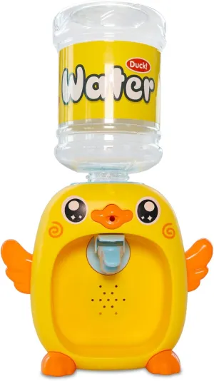 Mini Water Dispenser for Kids, Electric Water Machine Drinking Water Fountains Miniature Toys for Kids Pretend Play House Gifts for Toddlers Girls Boys 8.5x3.1x2.8In