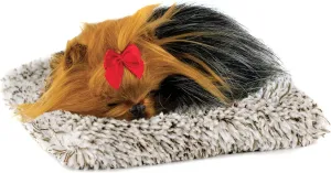 Mini Yorkie, Stuffed Animals for Girls and Boys, Dog Toys for Kids and Elderly, Battery-Operated Pet Toys with Synthetic Fur