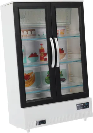 Miniature Dollhouse Refrigerator Model Cute Fridge Decor for Boys and Girls Play Kitchen Material for Mini House Scenes and Dollhouse Accessories