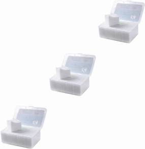 Mipcase 3000pcs Non-Woven Makeup Facial Pads Skin-Friendly Cosmetic Remover Pads for Makeup Removal Toner Application Lightweight with Storage Box