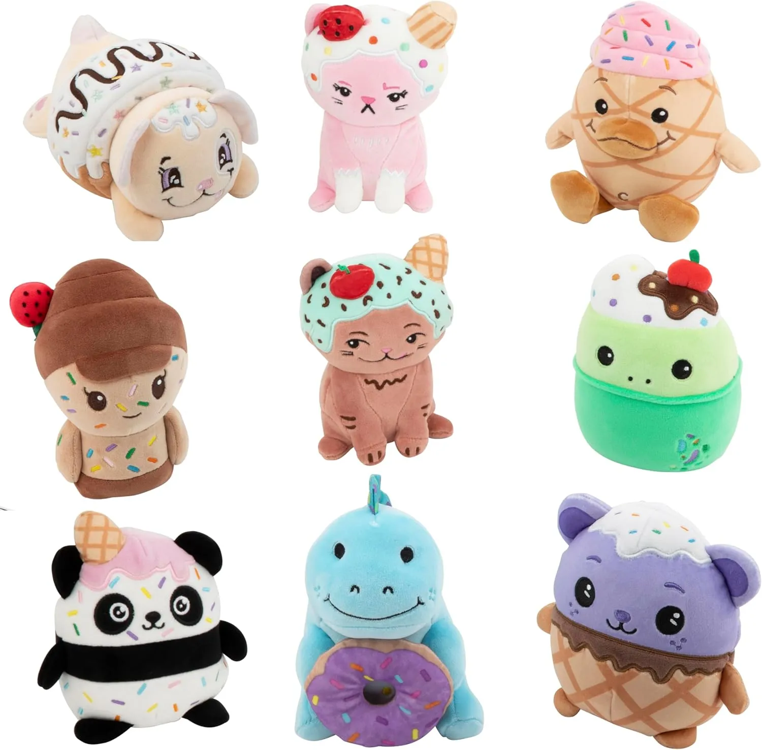 Moriah Elizabeth 6” Mini Mystery Plush – Series 2; 9 Pack Bundle; YouTube Craft Channel, Blind Box, Official Merch