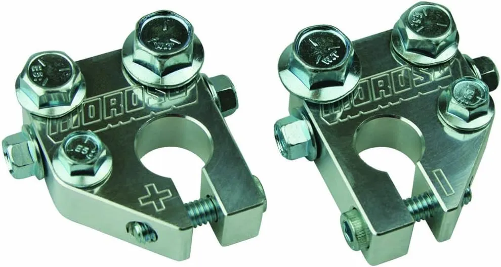 Moroso 74098 Battery Terminal, Multi Power Block, SAE/JIS in Silver