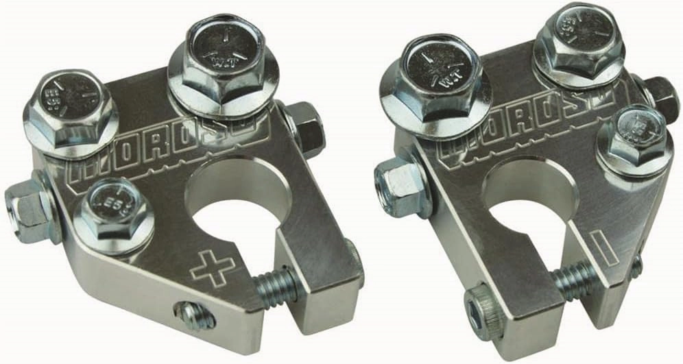 Moroso 74098 Battery Terminal, Multi Power Block, SAE/JIS in Silver